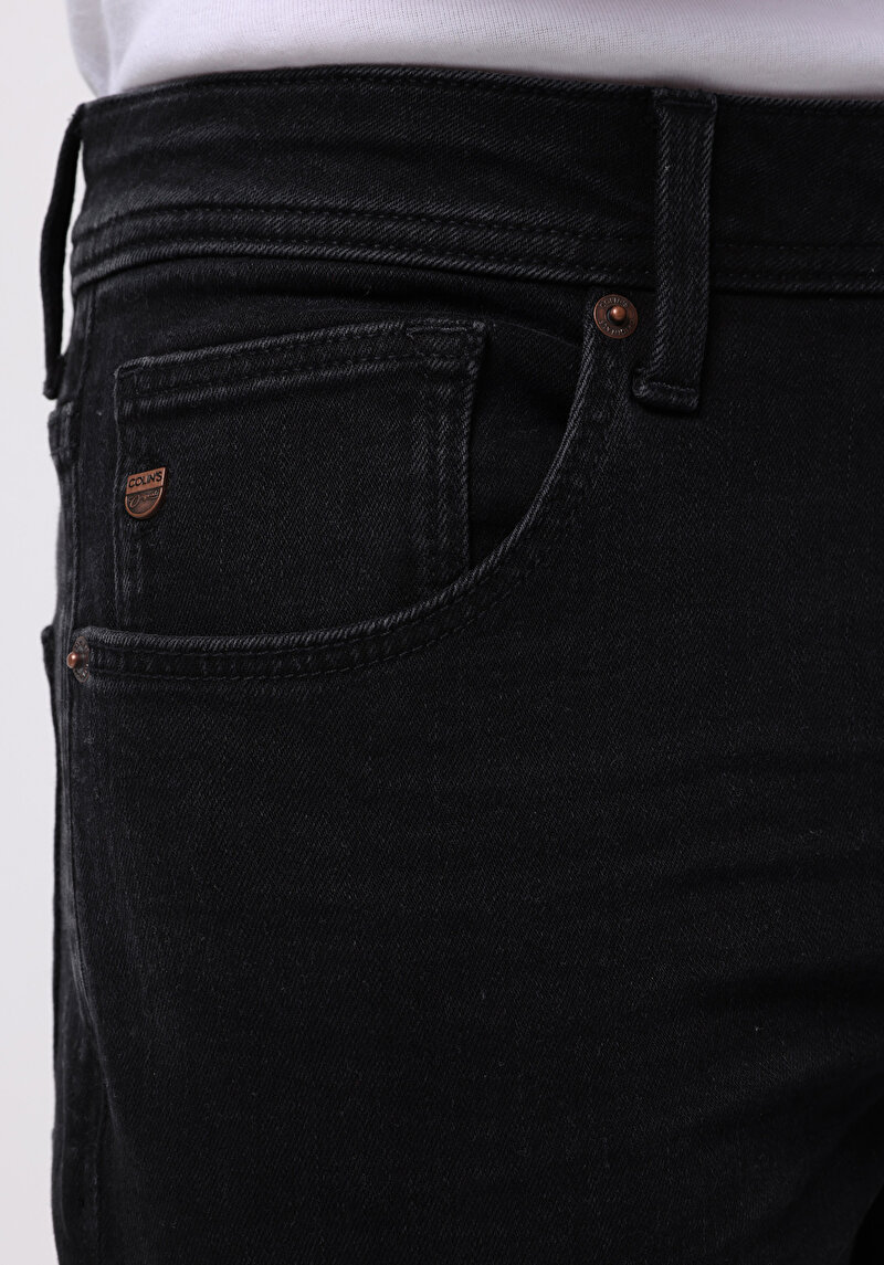 Afișați detalii pentru Pantaloni De Barbati Albastru Marin Straight Fit 044 Karl Cl1076702