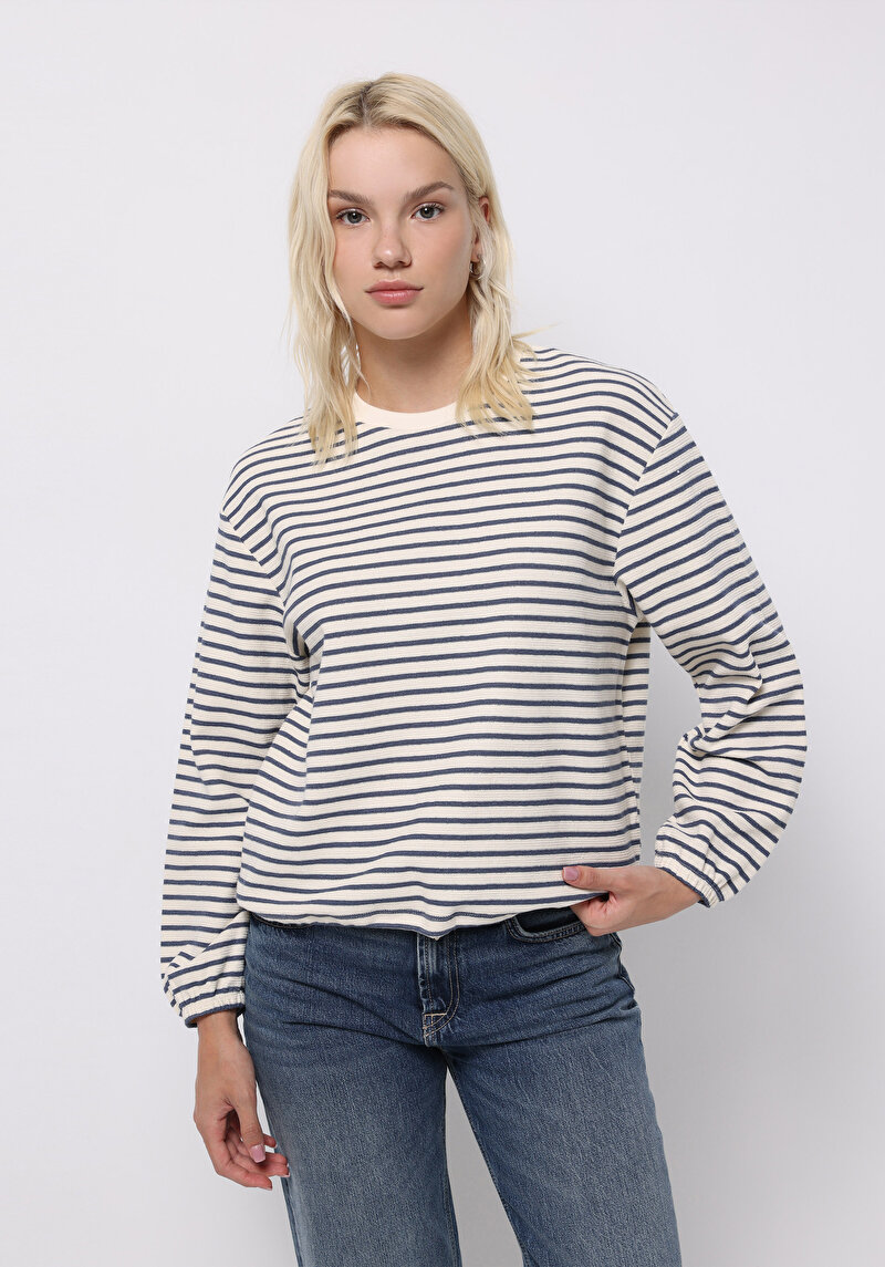 Imagine a Hanorac / Bluza De Dama Albastru Regular Fit Cl1075476