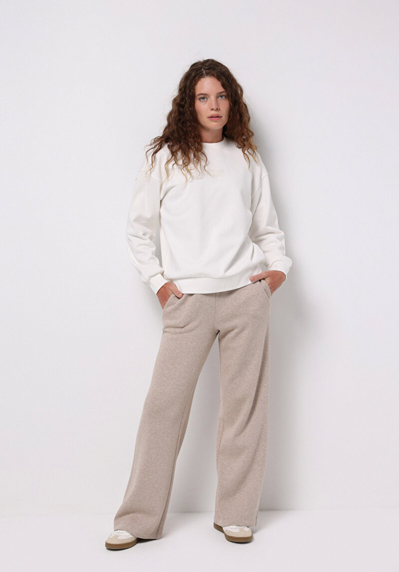 Afișați detalii pentru Hanorac / Bluza De Dama Alb Regular Fit  Cl1075597