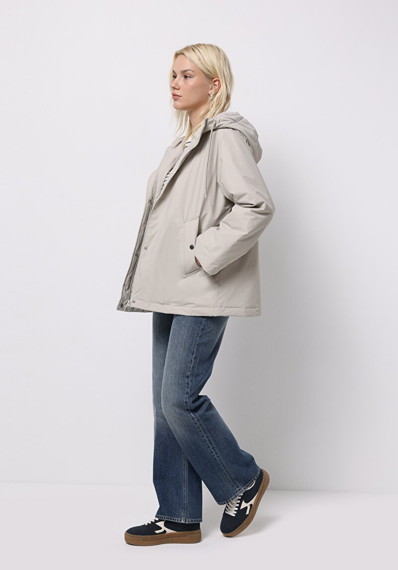 Imagine a Jacheta De Ploaıe De Dama Alb Regular Fit Cl1075674