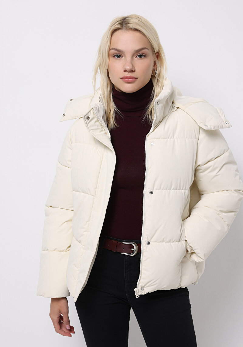 Imagine a Jacheta De Dama Ecru Regular Fit  Cl1075970