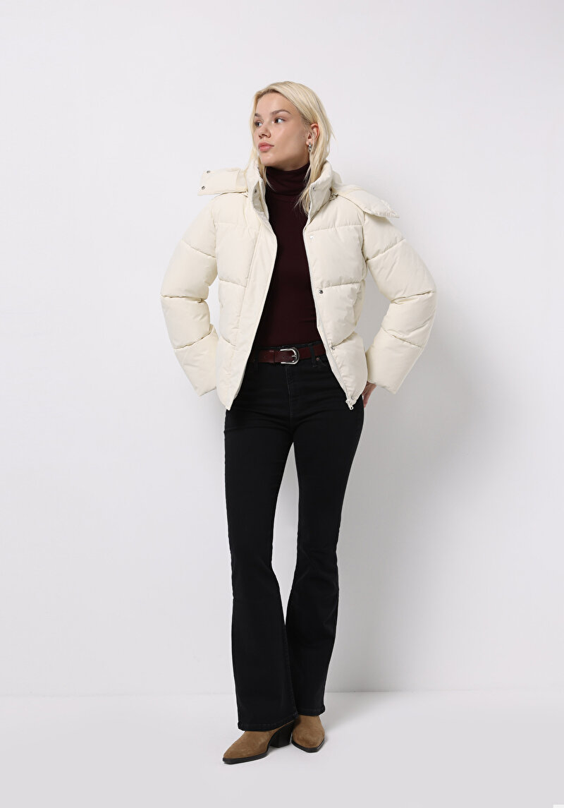 Imagine a Jacheta De Dama Ecru Regular Fit Cl1075970