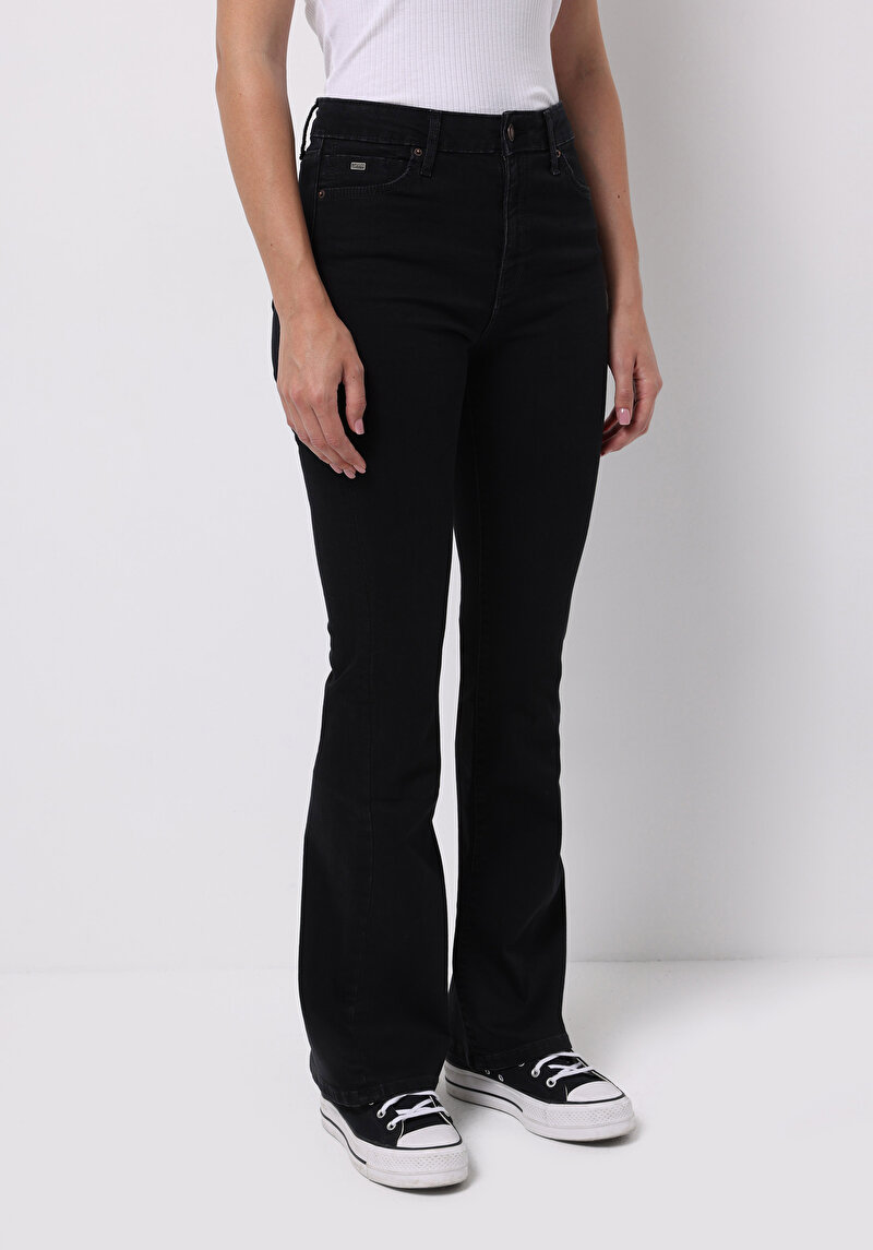 Afișați detalii pentru Pantaloni De Dama Negru Slim Fit  Cl1076011