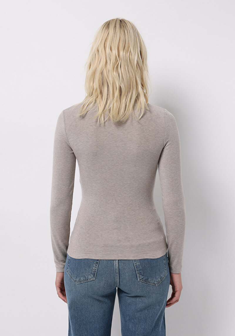 Imagine a Tricou Cu Maneca Lunga De Dama Slim Fit Cl1076444