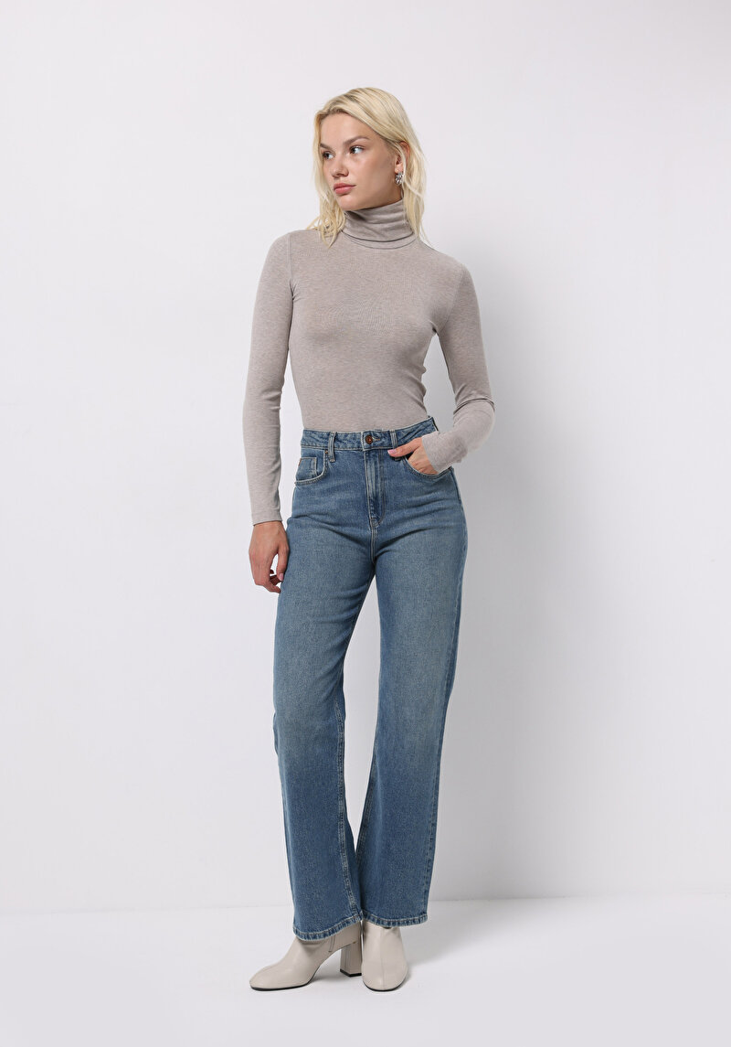 Afișați detalii pentru Tricou Cu Maneca Lunga De Dama  Slim Fit  Cl1076444