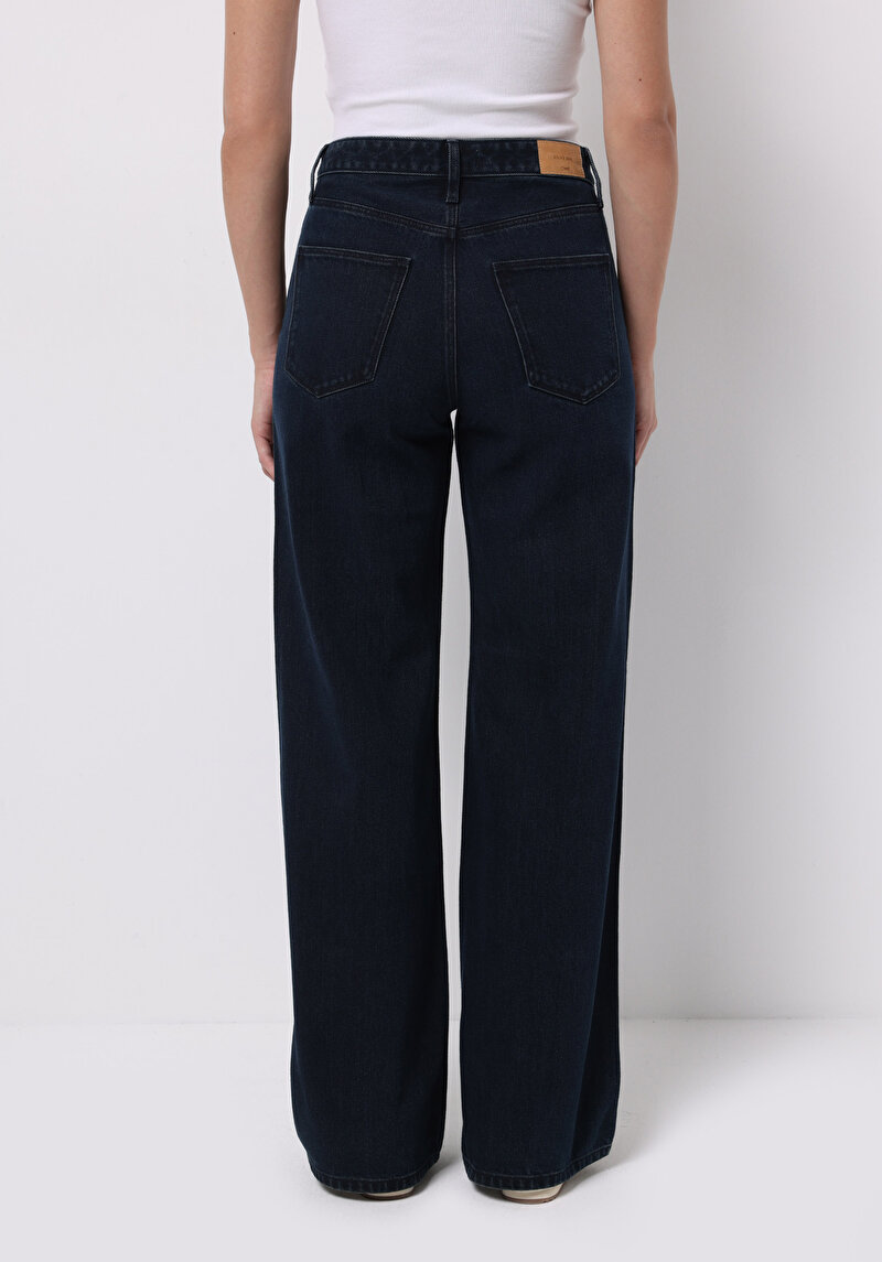 Afișați detalii pentru Pantaloni De Dama Albastru Inchis Regular Fit 970 Berry Cl1076564