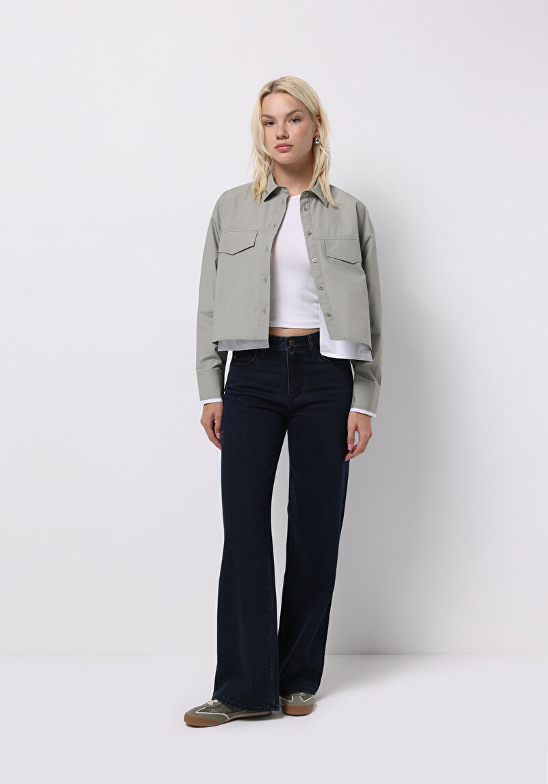 Imagine a Pantaloni De Dama Albastru Inchis Regular Fit 970 Berry Cl1076564