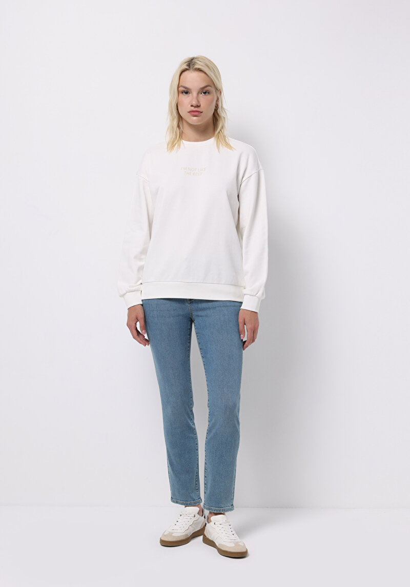 Imagine a Pantaloni De Dama Albastru Slim Fit 703 Carla Cl1076571