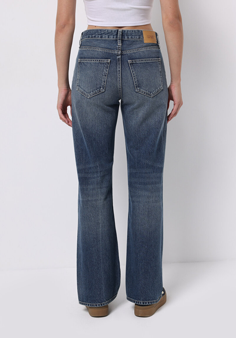 Afișați detalii pentru Pantaloni De Dama Denim Straight Fit  Cl1076858