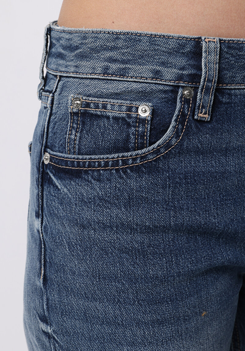 Afișați detalii pentru Pantaloni De Dama Denim Straight Fit  Cl1076858