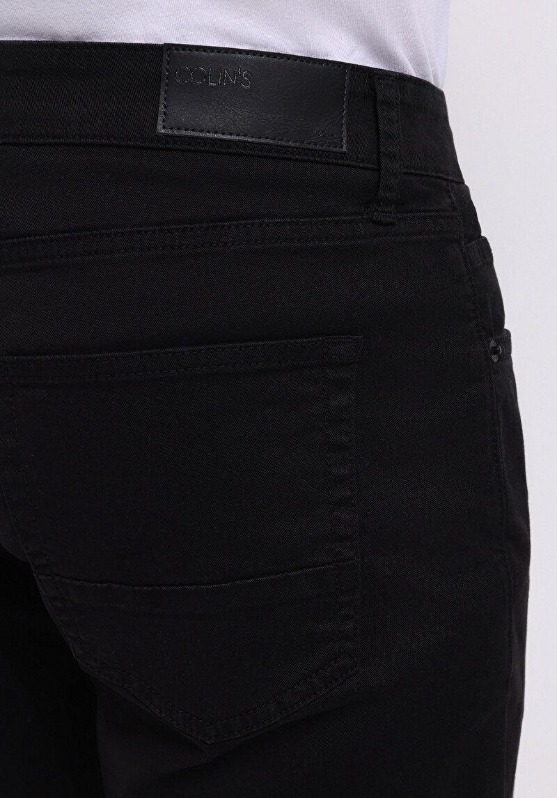 Afișați detalii pentru Pantaloni De Barbati Negru Straight Fit  Cl1049744