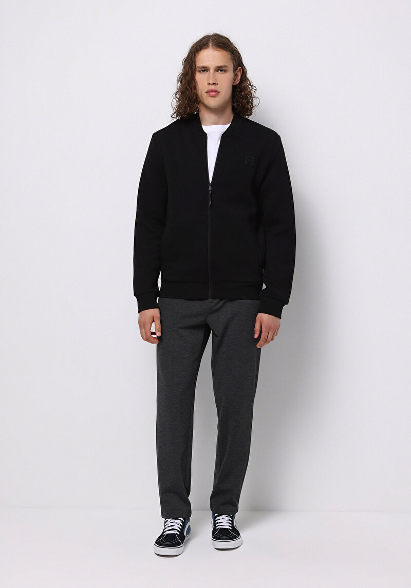 Afișați detalii pentru Jacheta De Barbati Negru Slim Fit  Cl1075914