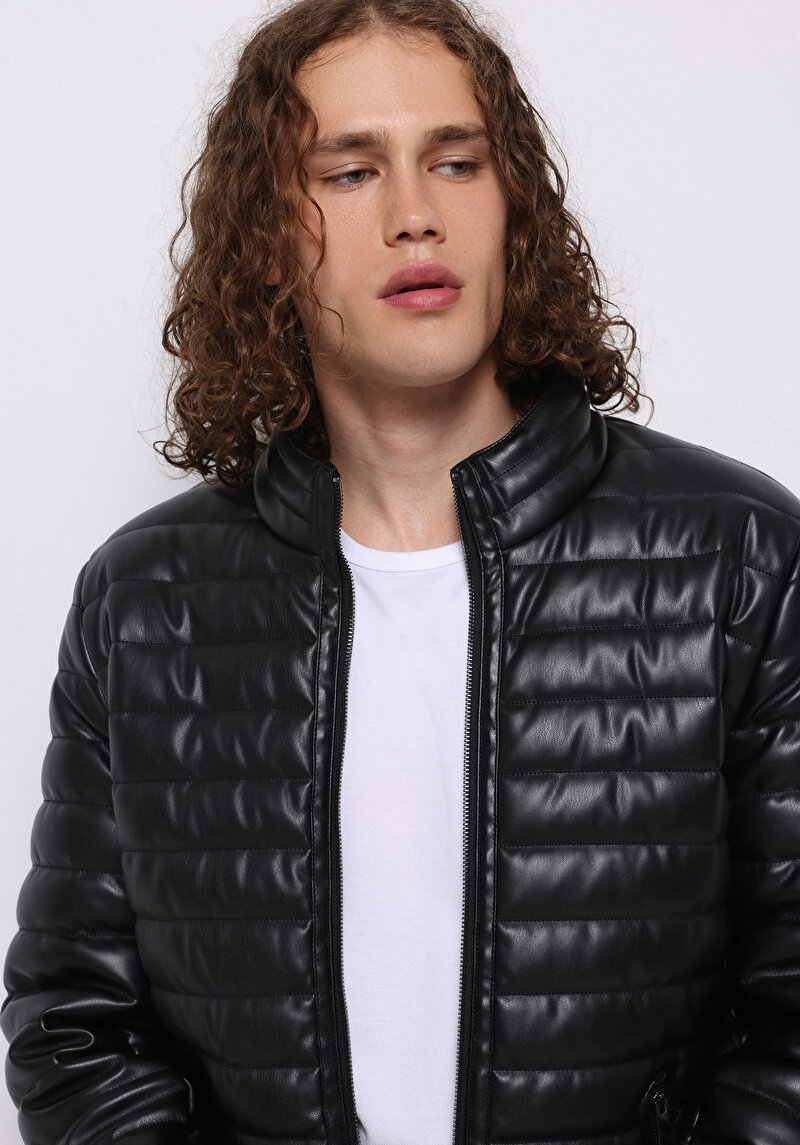 Afișați detalii pentru Jacheta De Barbati Negru Slim Fit  Cl1076211