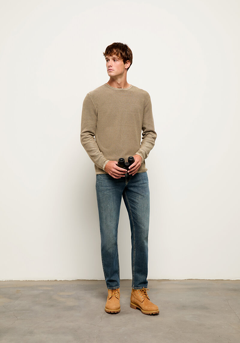 Imagine a Pulover De Barbati Bej Regular Fit  Cl1076274