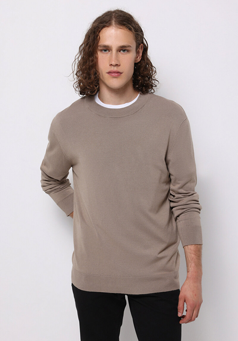 Imagine a Pulover De Barbati Bej Regular Fit  Cl1076884