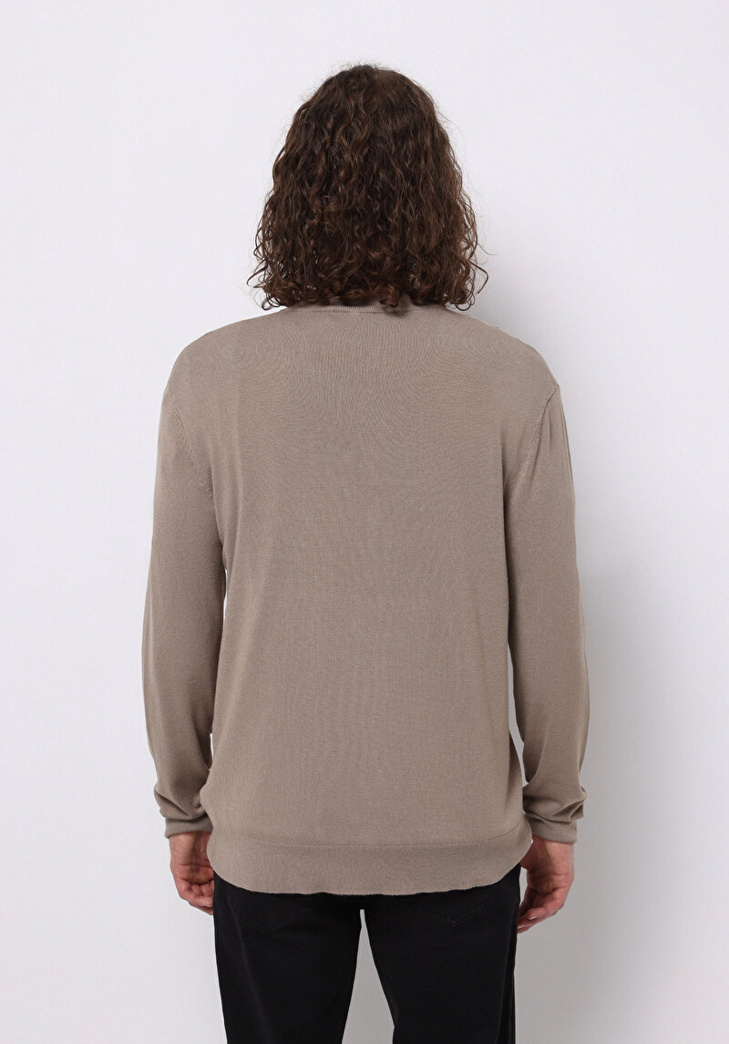 Imagine a Pulover De Barbati Bej Regular Fit Cl1076884