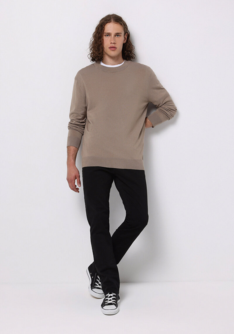 Imagine a Pulover De Barbati Bej Regular Fit Cl1076884