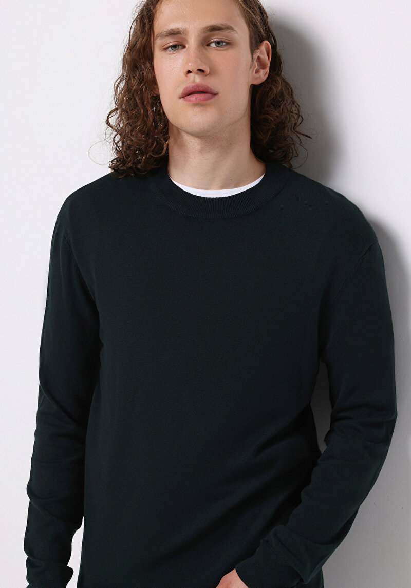 Imagine a Pulover De Barbati Verde Regular Fit  Cl1076884