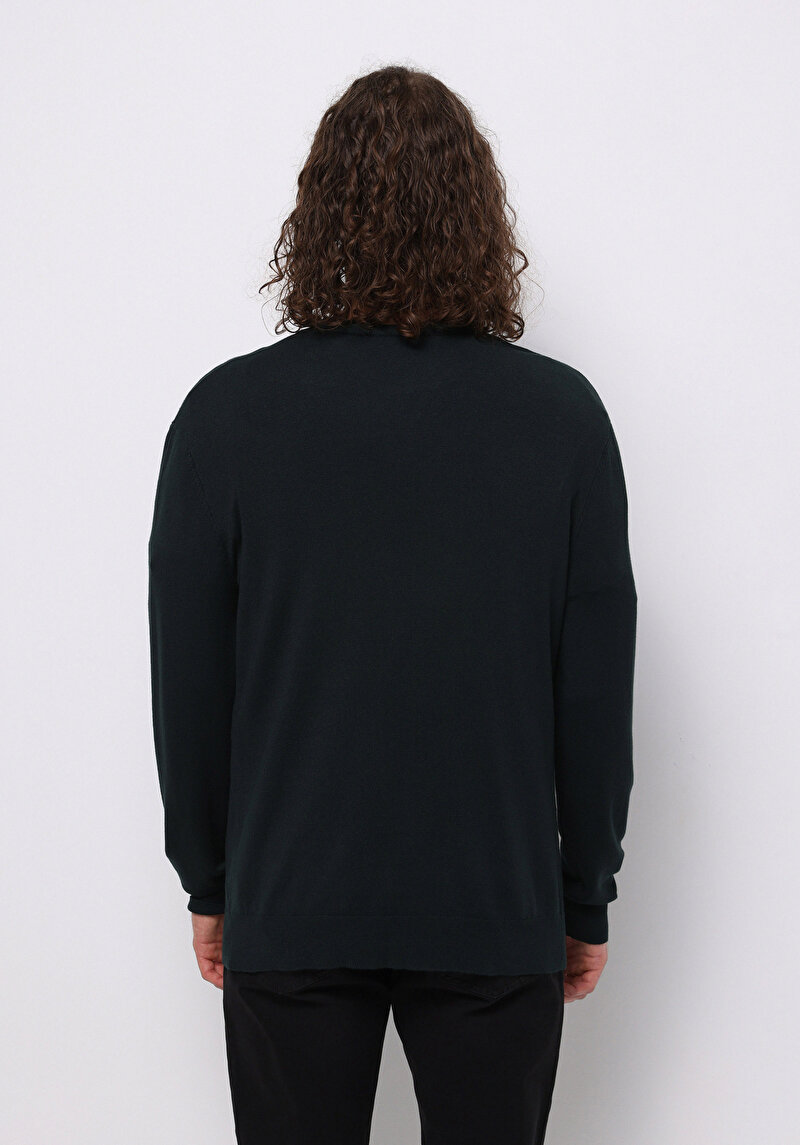 Imagine a Pulover De Barbati Verde Regular Fit Cl1076884