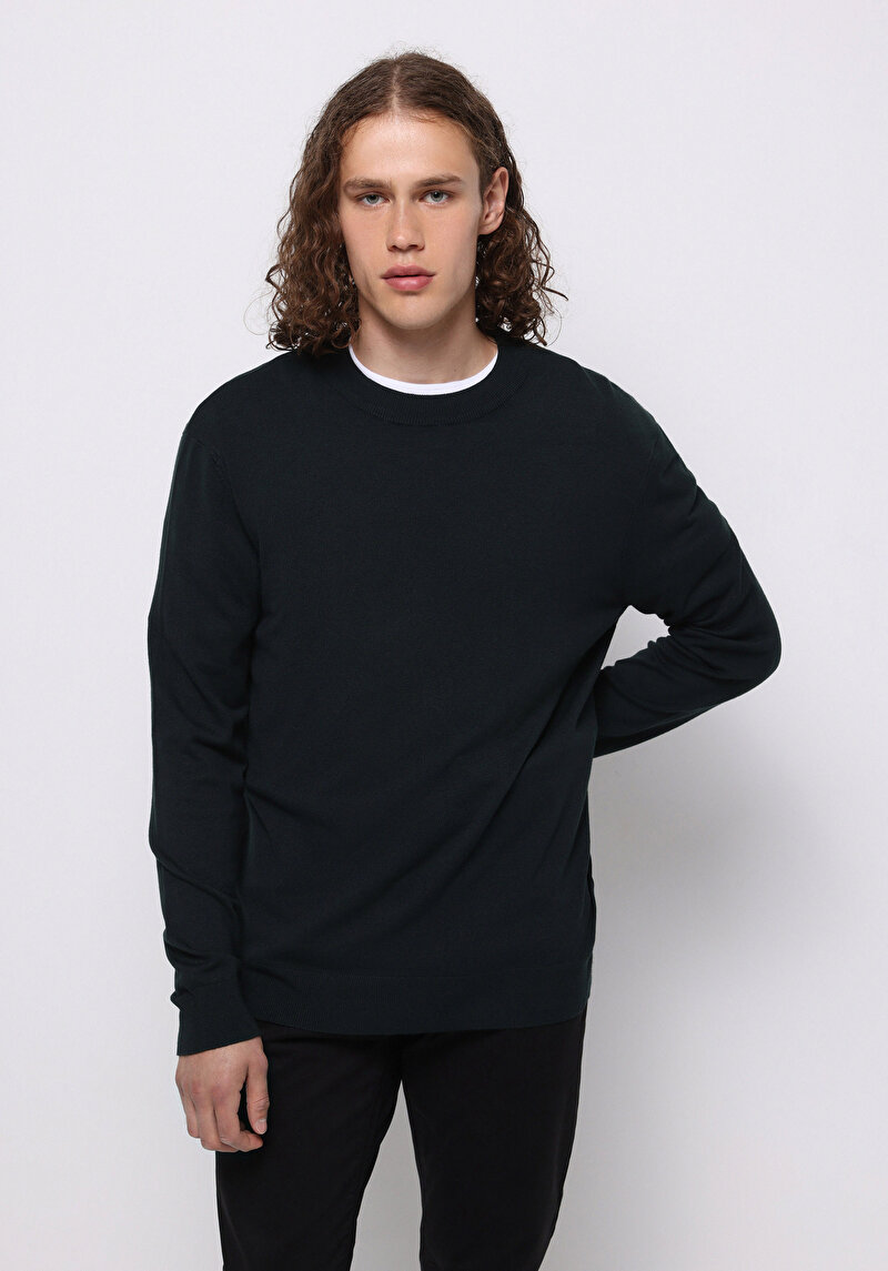 Imagine a Pulover De Barbati Verde Regular Fit Cl1076884