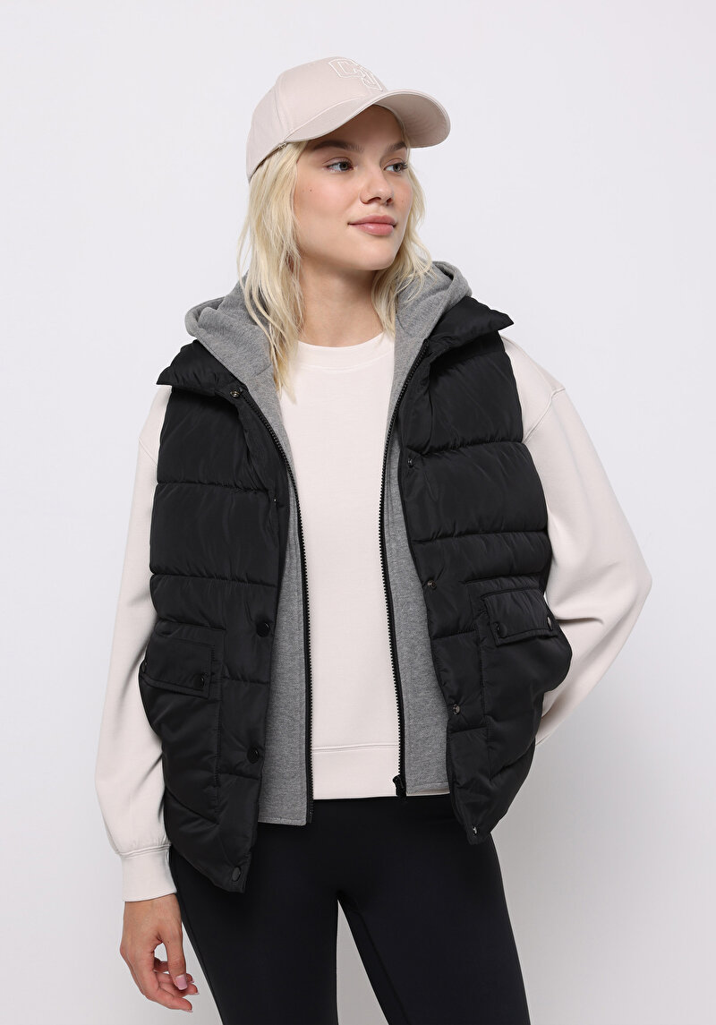 Imagine a Vesta De Dama Negru Regular Fit  Cl1075669