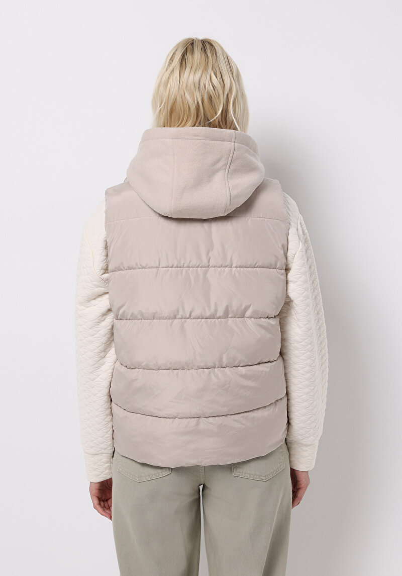 Afișați detalii pentru Vesta De Dama Ecru Regular Fit  Cl1075669