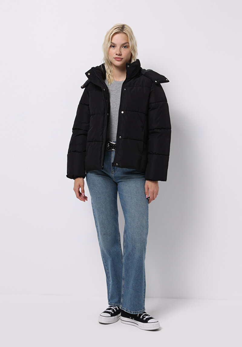 Afișați detalii pentru Jacheta De Dama Negru Regular Fit  Cl1075970