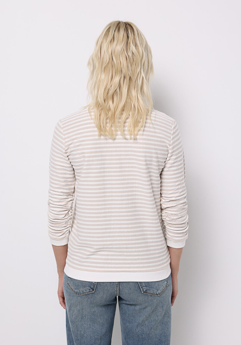 Imagine a Hanorac / Bluza De Dama Bej Regular Fit Cl1075997