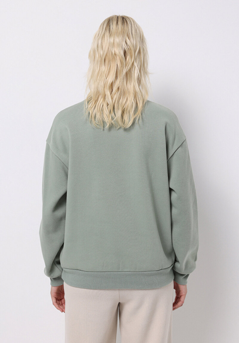 Afișați detalii pentru Hanorac / Bluza De Dama Verde Regular Fit  Cl1075899