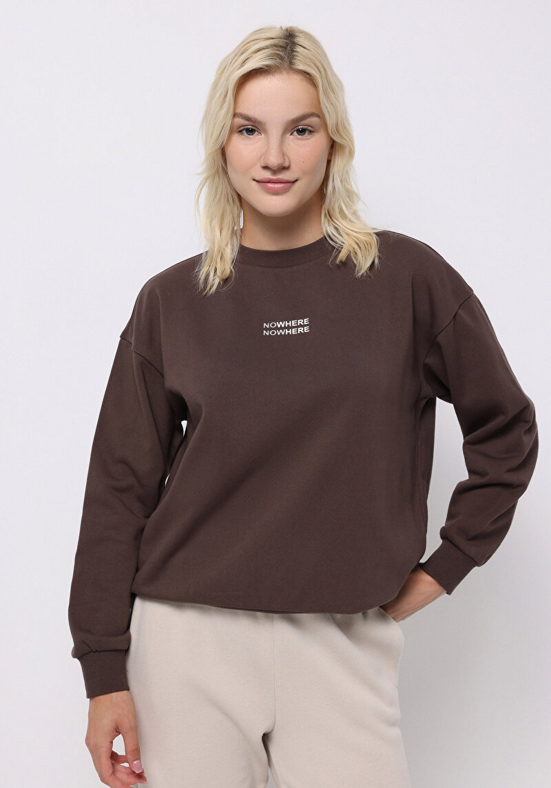 Imagine a Hanorac / Bluza De Dama Maro Regular Fit Cl1075902