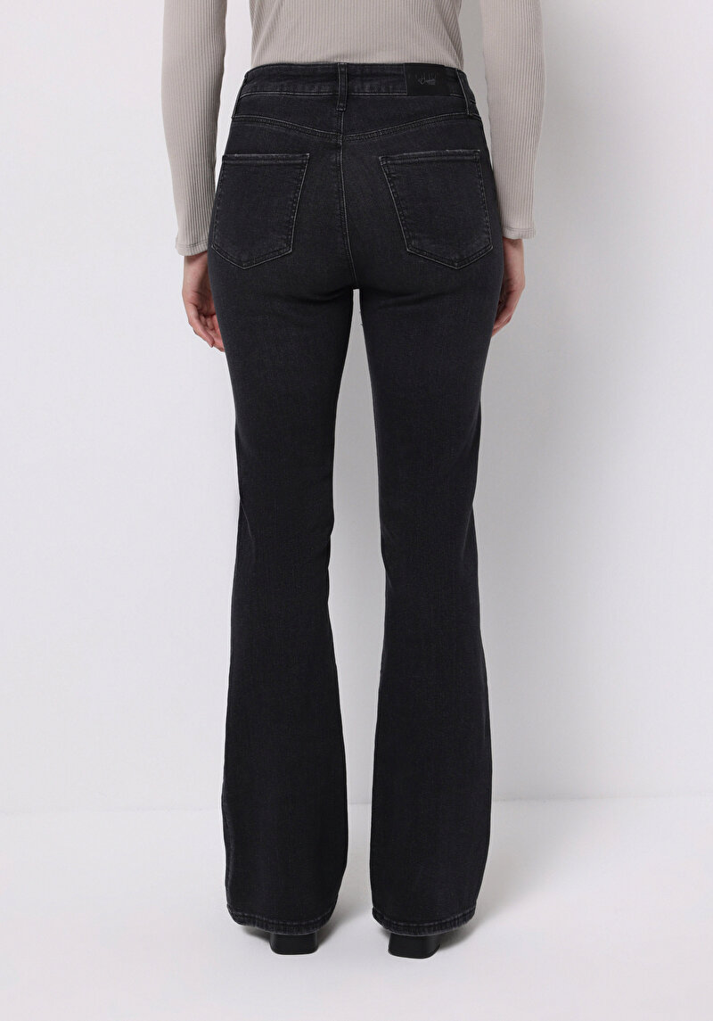 Afișați detalii pentru Pantaloni De Dama Negru Regular Fit 791 Monica Cl1075959