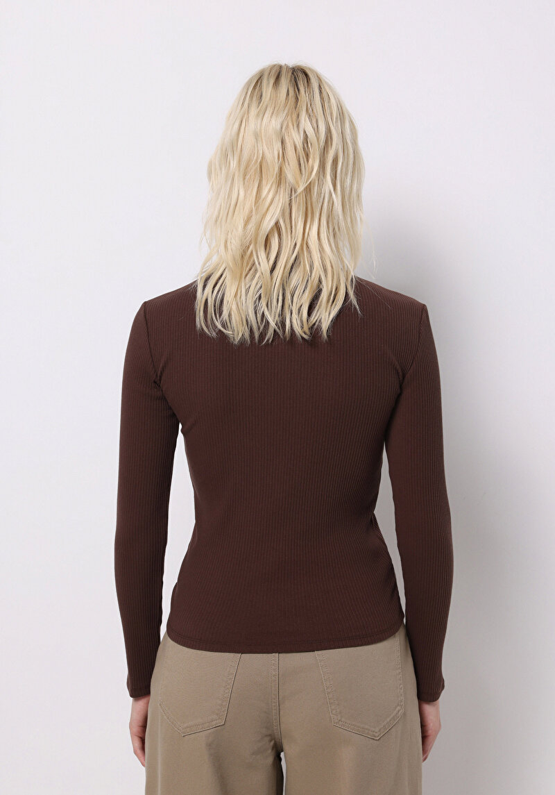 Afișați detalii pentru Pulover De Dama Maro Slim Fit  Cl1076035