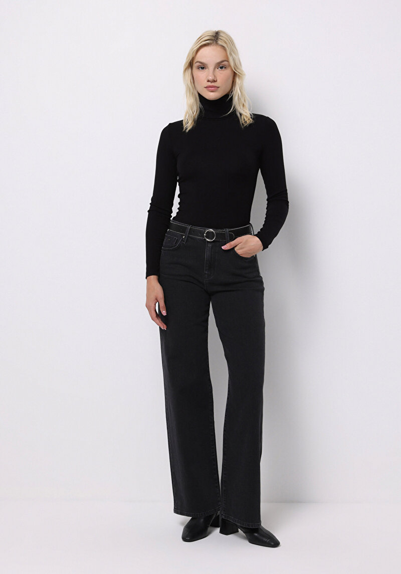 Imagine a Pantaloni De Dama Negru Regular Fit 970 Berry Cl1076103