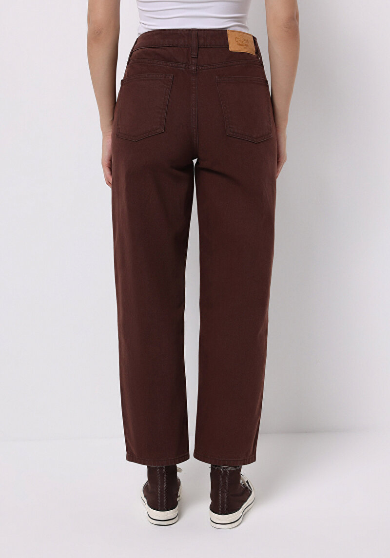 Imagine a Pantaloni De Dama Maro Barrel Fit Cl1076105