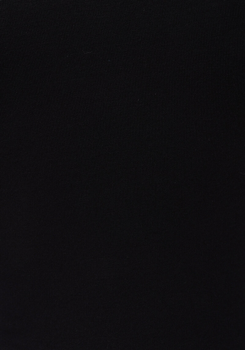 Afișați detalii pentru Tricou Cu Maneca Lunga De Dama Negru Slim Fit  Cl1076444