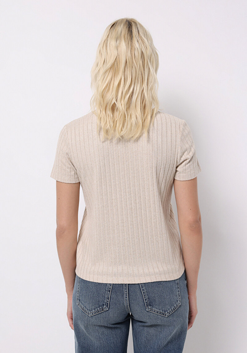 Imagine a Pulover Cu Mâneci Scurte De Dama Regular Fit Cl1075546