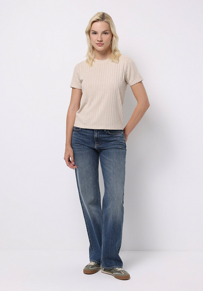 Imagine a Pulover Cu Mâneci Scurte De Dama Regular Fit Cl1075546