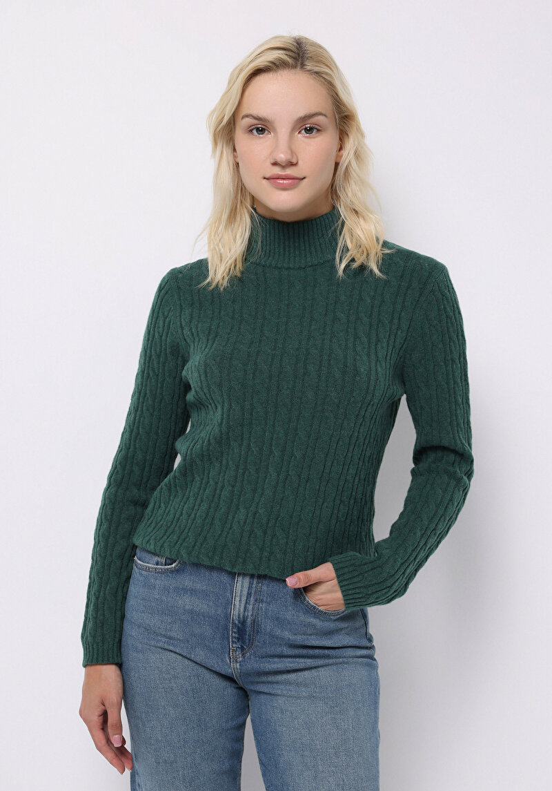 Imagine a Pulover De Dama Verde Regular Fit  Cl1076619