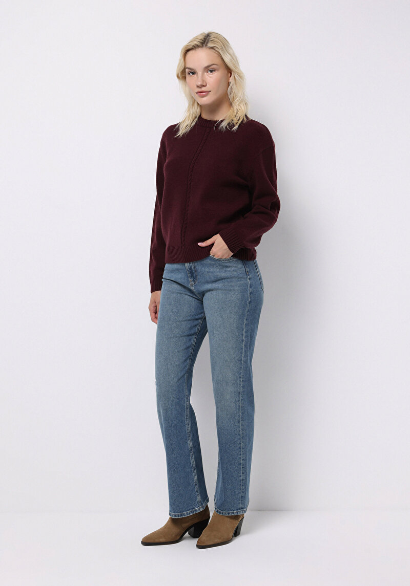 Imagine a Pulover De Dama Mov Regular Fit Cl1076631