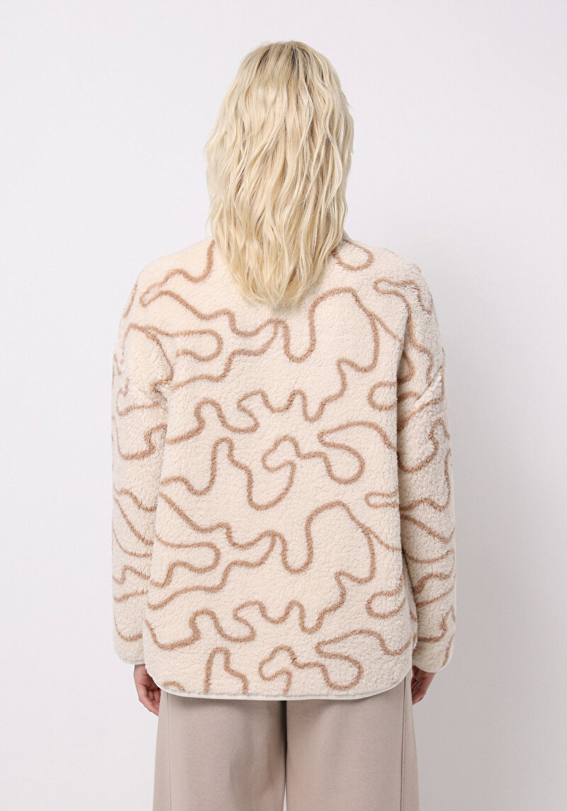 Imagine a Hanorac / Bluza De Dama Alb Regular Fit Cl1077083