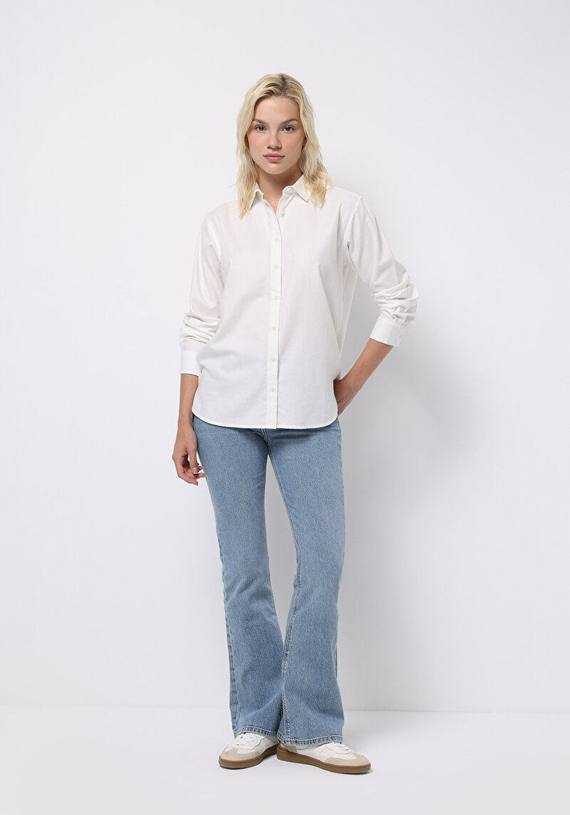 Afișați detalii pentru Pantaloni De Dama Albastru Regular Fit 791 Monica Cl1075966