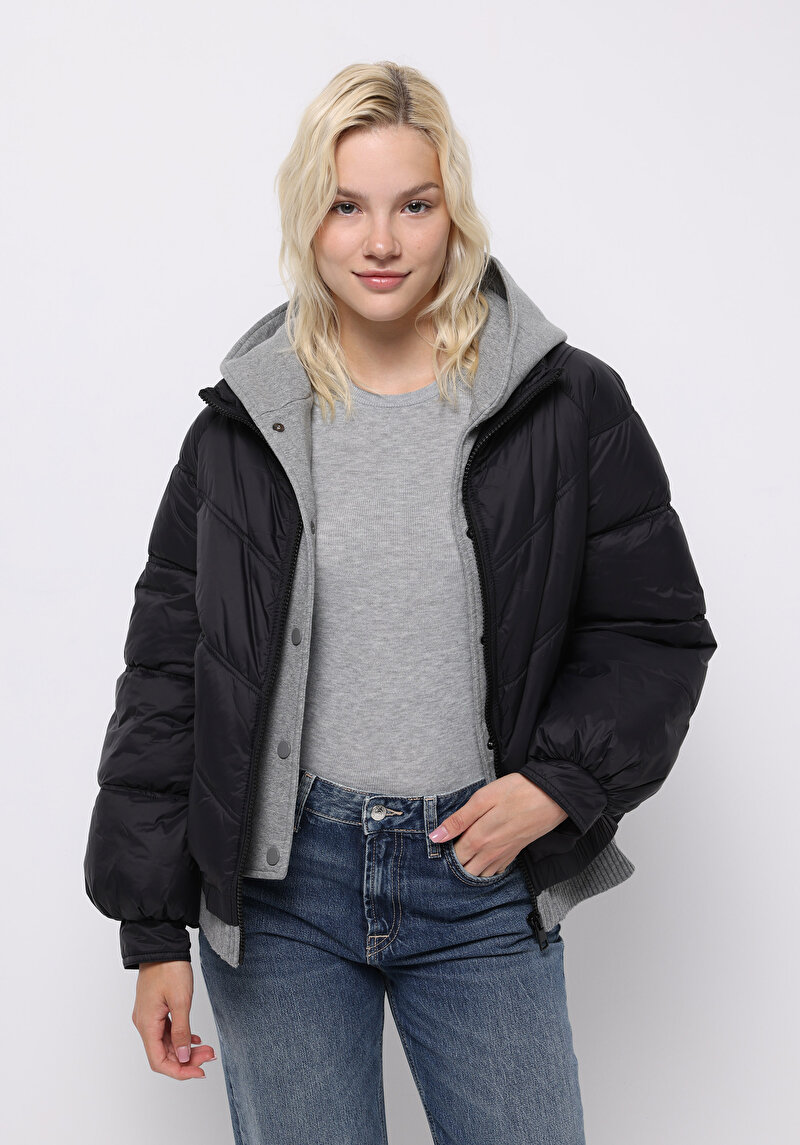 Imagine a Jacheta De Dama Negru Regular Fit  Cl1076415
