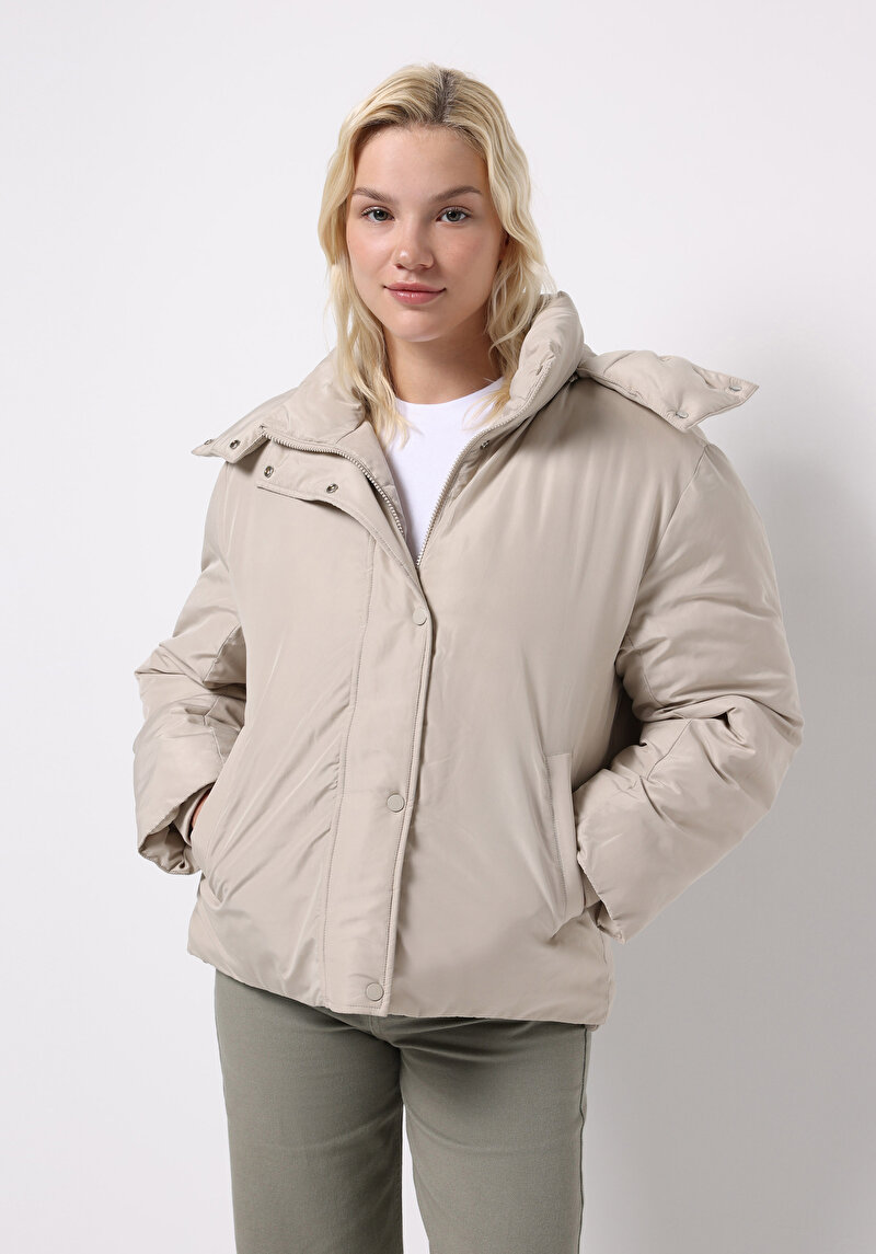 Imagine a Jacheta De Dama Bej Regular Fit  Cl1076419