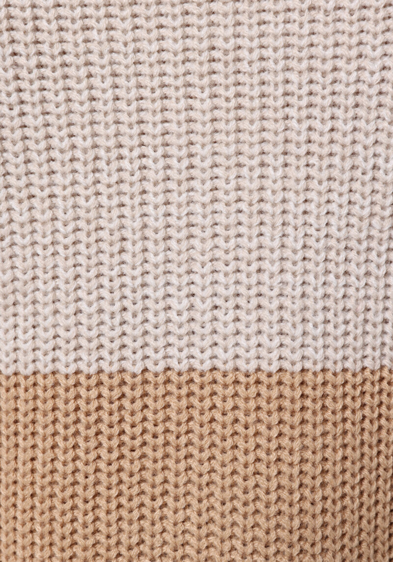 Afișați detalii pentru Pulover De Dama Bej Regular Fit  Cl1076812