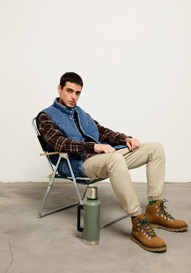 Imagine a Vesta De Barbati Albastru Regular Fit  Cl1076649