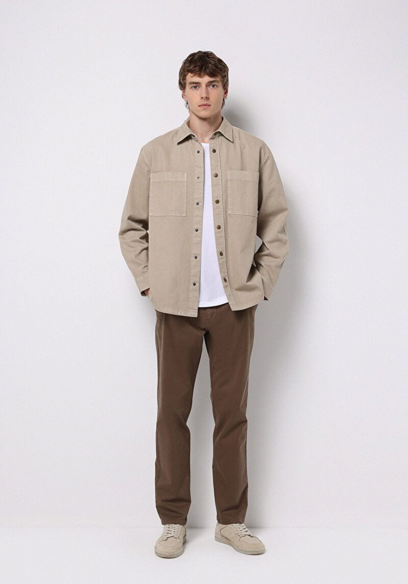 Afișați detalii pentru Jachetă De Barbati Bej Comfort Fit  Cl1076729