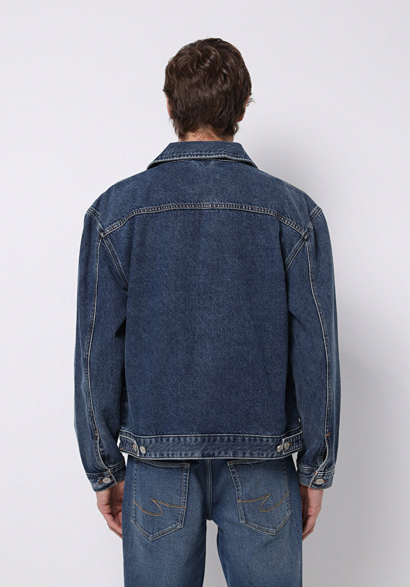 Imagine a Jacheta De Barbati Albastru Regular Fit Cl1076804