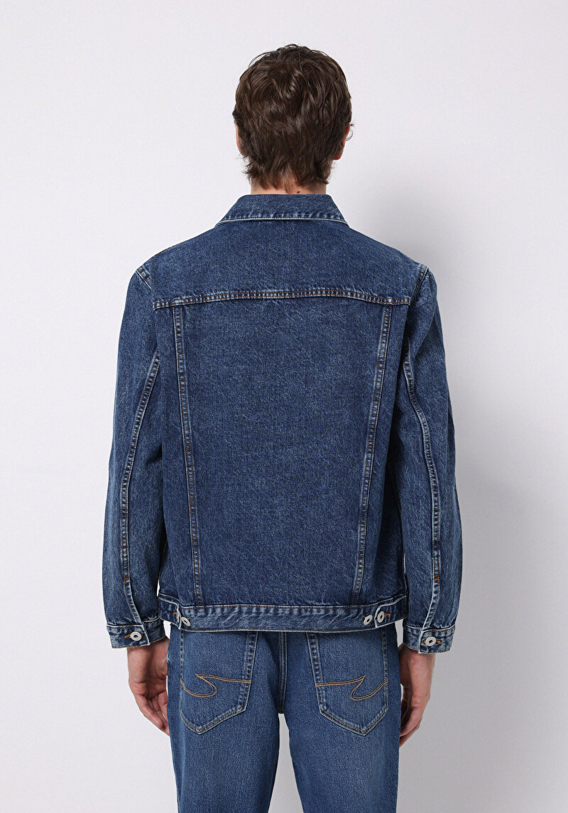 Afișați detalii pentru Jacheta De Barbati Albastru Regular Fit  Cl1077295