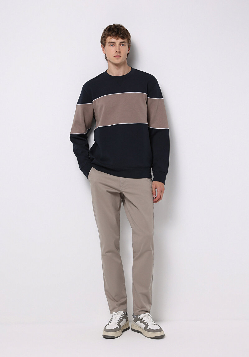 Imagine a Hanorac / Bluza De Barbati Albastru Marin Comfort Fit Cl1075431