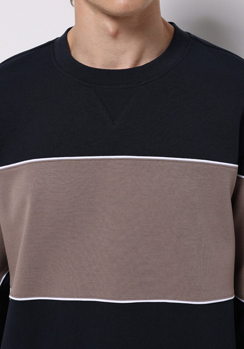 Imagine a Hanorac / Bluza De Barbati Albastru Marin Comfort Fit Cl1075431